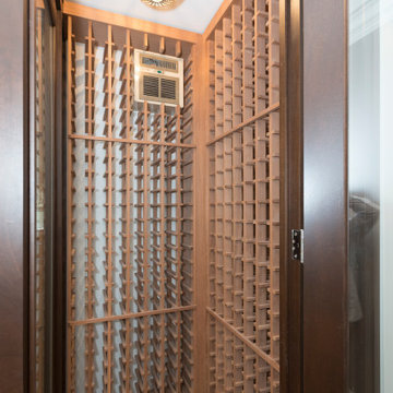 Kitchen Design with Wine Cellar by Margali and Flynn