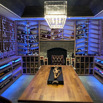 Lake Forrest Illinois Wine Room