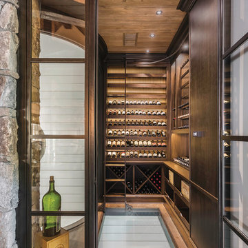 Lake Keowee Custom Home Wine Cellar