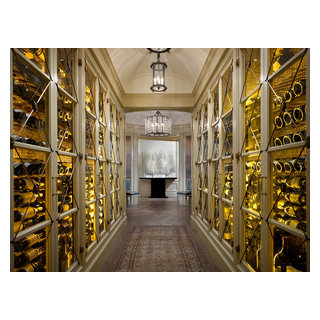 View of Lake Shore Penthouse - Traditional - Wine Cellar - Chicago - by Jessica ...