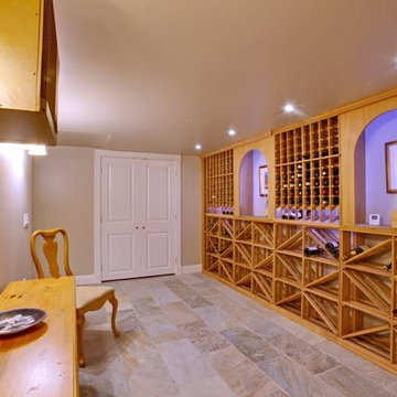 Large West Vancouver Modular Wine Racking Cellar