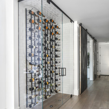 75 Beautiful Wine Cellar Pictures Ideas Houzz - Glass Wine Wall Ideas