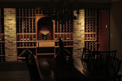 Design ideas for a contemporary wine cellar in Chicago.