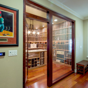 Living Room to Wine Room Conversion