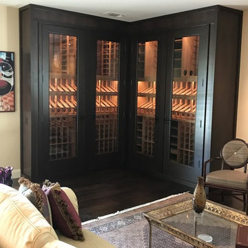 Living Room Wine Showcase