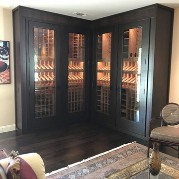 Living Room Wine Showcase