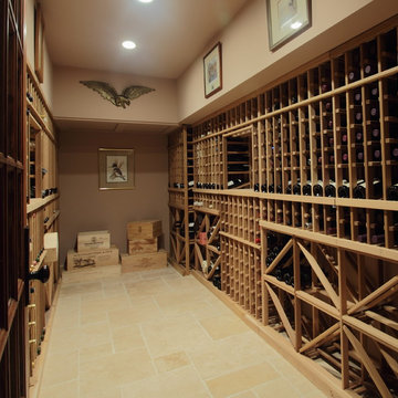 Lower Level Wine cellar, tasting room and media room