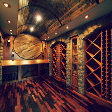 Luxury Wine Cellars by Timber Ridge Properties