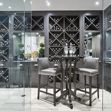 Magnificent Wine Cellar with High-Top Seating