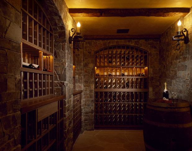 Rustic Wine Cellar by SDG Architecture, Inc.