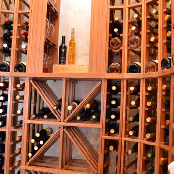 Mahogany Wine Racks Residential Wine Cellar Virginia