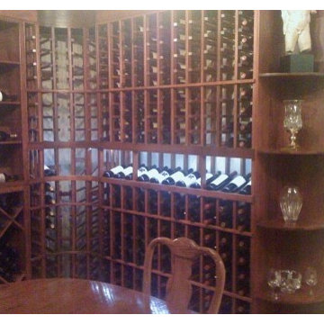 Malaysian Mahogany Residential Wine Cellar Philadelphia