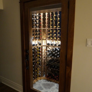 Manotick rustic wine cellar