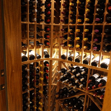Manotick rustic wine cellar