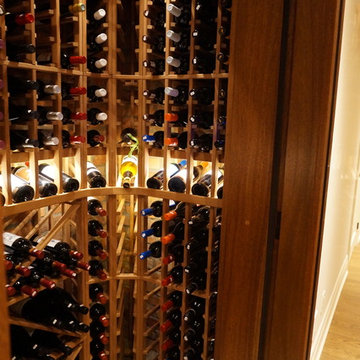 Manotick rustic wine cellar