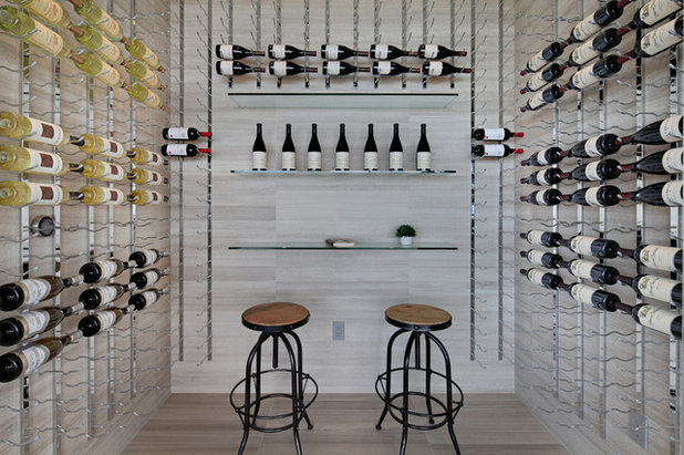 Contemporary Wine Cellar by SC Homes