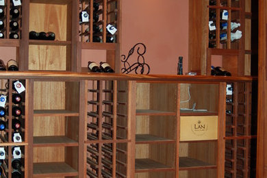Design ideas for a traditional wine cellar in Boston.