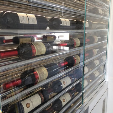 Miami Chrome Wine Cabinet
