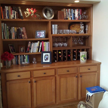 Mini Stackable Wine Racks in Great Room