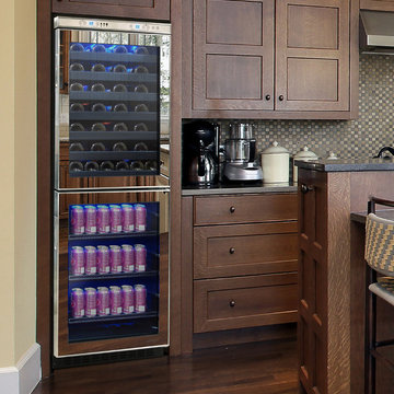 Mirrored Touch Screen Wine and Beverage Cooler