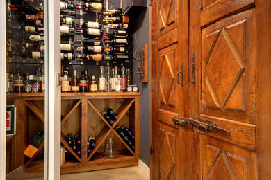 Inspiration for a timeless wine cellar remodel in Toronto