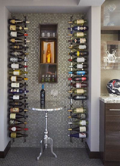 Contemporary Wine Cellar by Cindy Aplanalp & Chairma Design Group