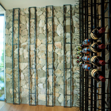 Modern Minimalist Wine Room