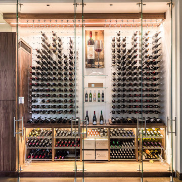Modern Reach-In Wine Cellars