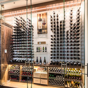 Modern Reach-In Wine Cellars