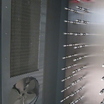 Modern Stair Case Wine Cellar