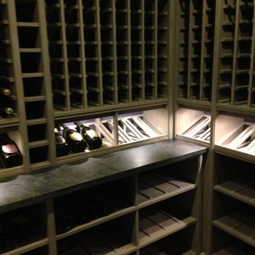 Modern wine cellar in Westport