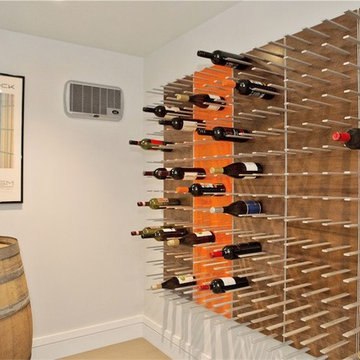 Modern Wine Storage Design - STACT Modular Wine Wall System