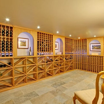 Modular Wine Racking with Custom Arches