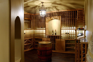 Inspiration for a traditional wine cellar in Chicago.