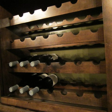 New Orleans Wine Cellar Design French Style Solid Racks