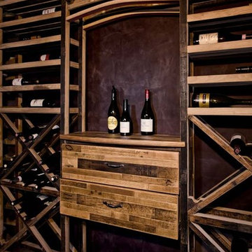 Newport Beach, Orange County Custom Wine Cellar with Vintique Wine Racking