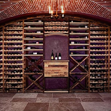Newport Beach, Orange County Custom Wine Cellar with Vintique Wine Racking
