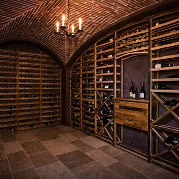 Newport Beach, Orange County Custom Wine Cellar with Vintique Wine Racking