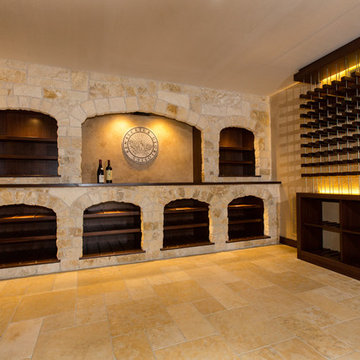Old Meets New Wine Cellar