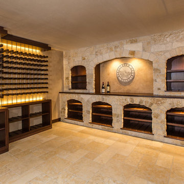 Old Meets New Wine Cellar