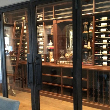 Orange County Contemporary  Residential Wine Cellar