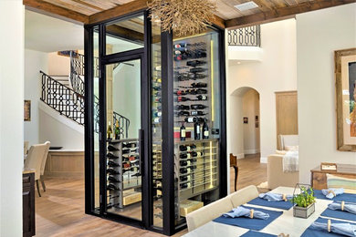 Mid-sized trendy wine cellar photo in Orlando