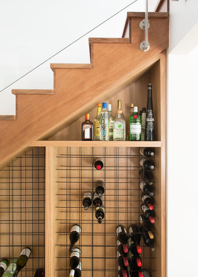 Contemporary Wine Cellar by zooi design