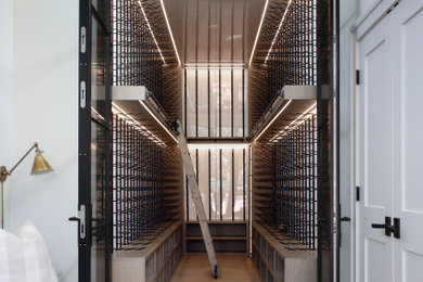 Example of a minimalist wine cellar design in Orlando
