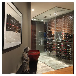 Penthouse Wine Cellar - Contemporary - Wine Cellar - Tampa - by STACT ... - Penthouse Wine Storage Facility Design And Installation