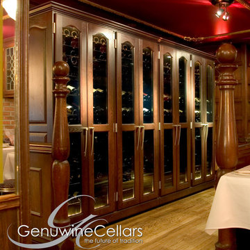 Premium Wood Wine Lockers | Traditional Wine Cellars by Genuwine Cellars