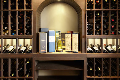 Example of a wine cellar design in Vancouver