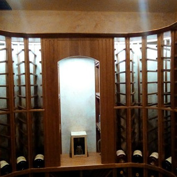 Recently Completed Residential Wine Cellar Build in Virginia