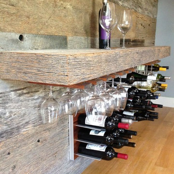 Reclaimed wine bar