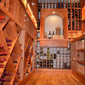 Residential wine cellar designed by Coastal
